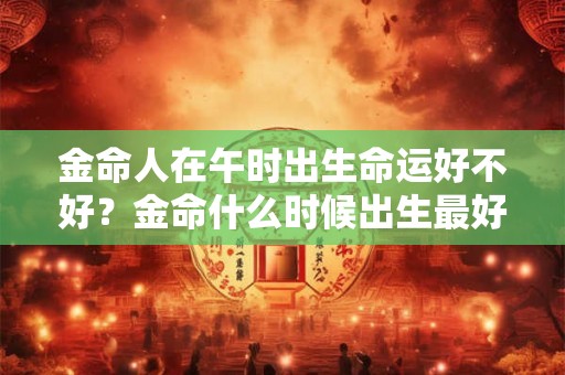 金命人在午时出生命运好不好?金命什么时候出生最好? 金命人在午时出生命运好不好?金命什么时候出生最好?