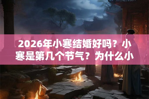 2026年小寒结婚好吗?小寒是第几个节气?为什么小寒节气更冷? 2026年小寒结婚好吗?小寒是第几个节气?为什么小寒节气更冷?