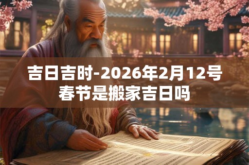 吉日吉时-2026年2月12号春节是搬家吉日吗