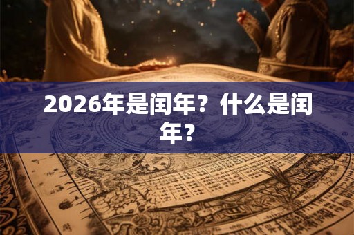 2026年是闰年？什么是闰年？