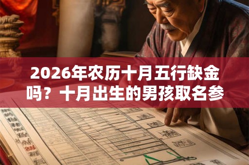 2026年农历十月五行缺金吗？十月出生的男孩取名参考