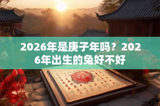 2026年是庚子年吗？2026年出生的兔好不好