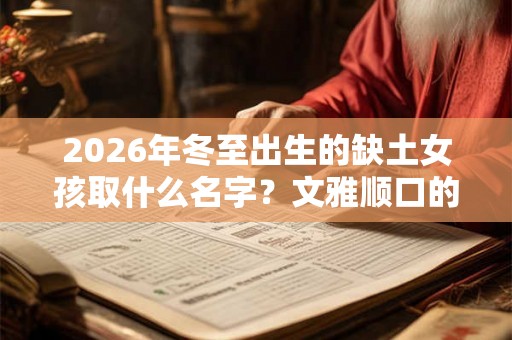 2026年冬至出生的缺土女孩取什么名字?文雅顺口的女宝宝名字 2026年冬至出生的缺土女孩取什么名字?文雅顺口的女宝宝名字