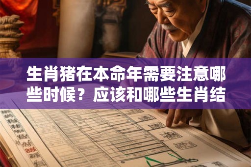生肖猪在本命年需要注意哪些时候？应该和哪些生肖结交？