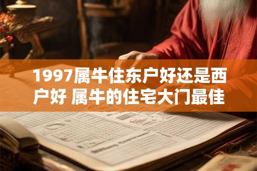 1997属牛住东户好还是西户好 属牛的住宅大门最佳方向