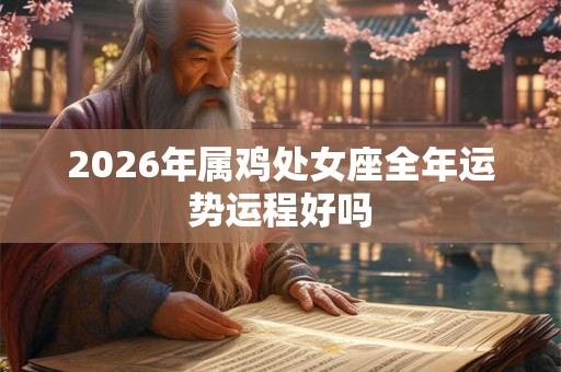 2026年属鸡处女座全年运势运程好吗