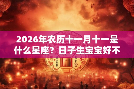 2026年农历十一月十一是什么星座？日子生宝宝好不好？