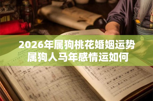 2026年属狗桃花婚姻运势 属狗人马年感情运如何