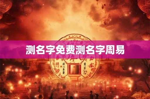 测名字免费测名字周易