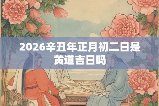 2026辛丑年正月初二日是黄道吉日吗 2026辛丑年正月初二日是黄道吉日吗