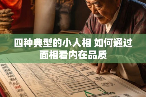 四种典型的小人相 如何通过面相看内在品质