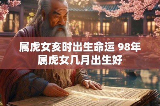 属虎女亥时出生命运 98年属虎女几月出生好