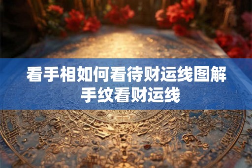 看手相如何看待财运线图解  手纹看财运线