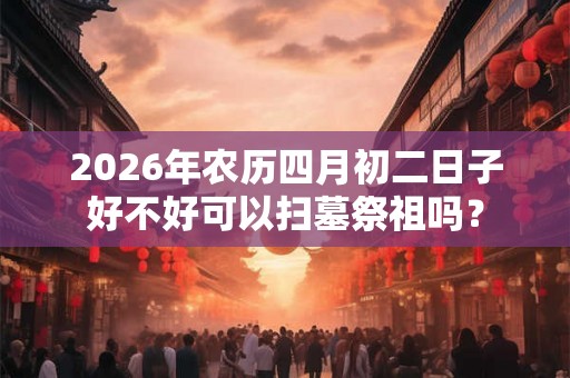 2026年农历四月初二日子好不好可以扫墓祭祖吗？