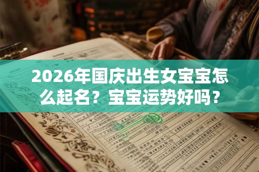 2026年国庆出生女宝宝怎么起名？宝宝运势好吗？