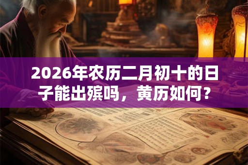 2026年农历二月初十的日子能出殡吗,黄历如何? 2026年农历二月初十的日子能出殡吗,黄历如何?