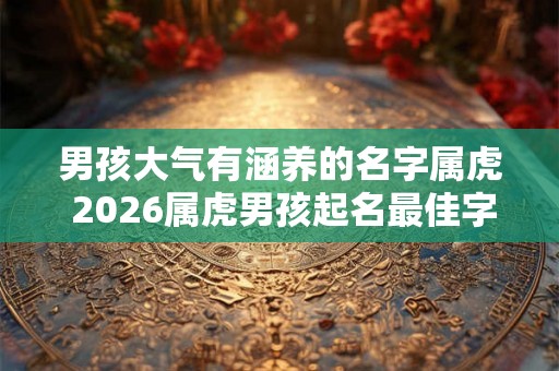 男孩大气有涵养的名字属虎 2026属虎男孩起名最佳字