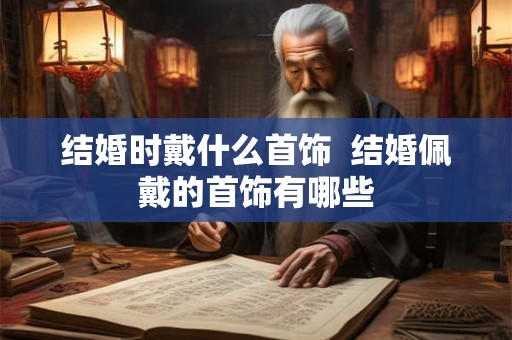 结婚时戴什么首饰  结婚佩戴的首饰有哪些