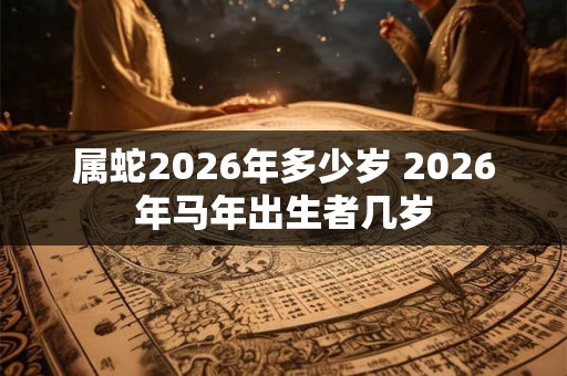 属蛇2026年多少岁 2026年马年出生者几岁