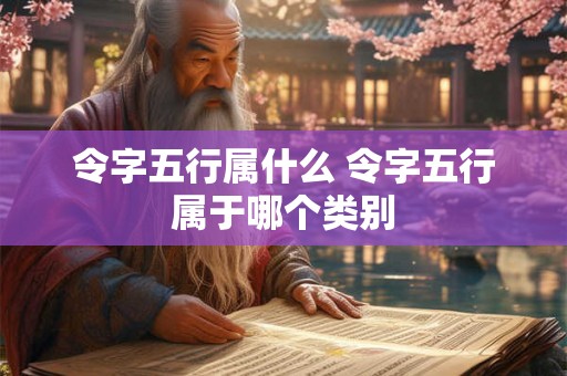 令字五行属什么 令字五行属于哪个类别