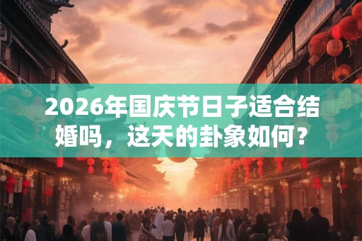 2026年国庆节日子适合结婚吗，这天的卦象如何？