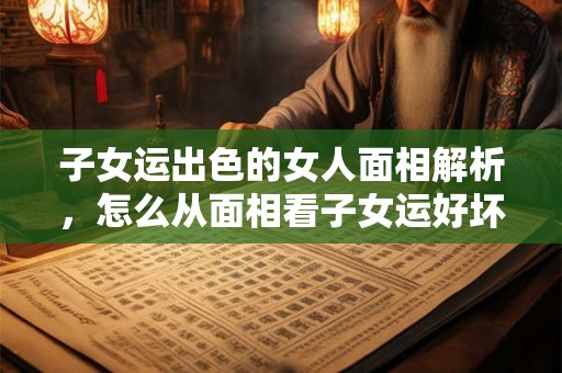 子女运出色的女人面相解析，怎么从面相看子女运好坏？