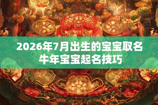 2026年7月出生的宝宝取名 牛年宝宝起名技巧