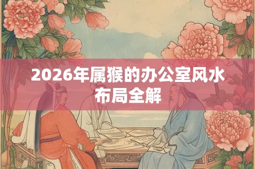 2026年属猴的办公室风水布局全解