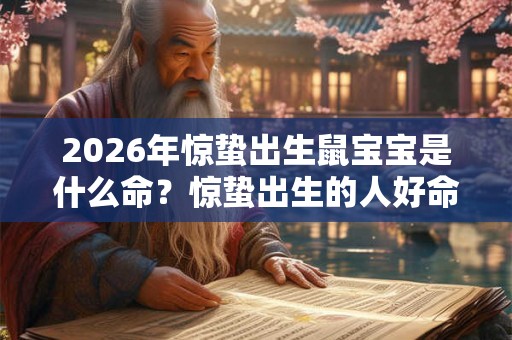 2026年惊蛰出生鼠宝宝是什么命？惊蛰出生的人好命吗？