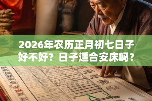 2026年农历正月初七日子好不好？日子适合安床吗？