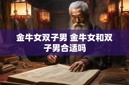 金牛女双子男 金牛女和双子男合适吗