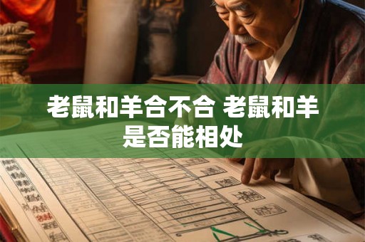 老鼠和羊合不合 老鼠和羊是否能相处