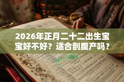 2026年正月二十二出生宝宝好不好？适合剖腹产吗？