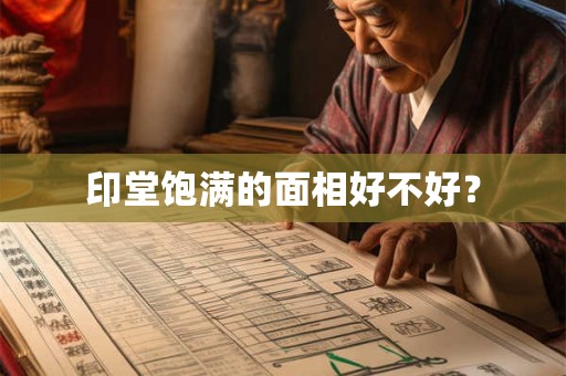 印堂饱满的面相好不好？
