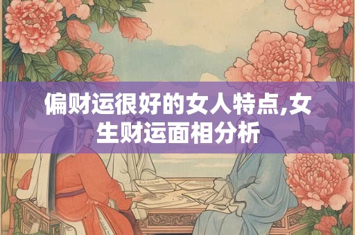 偏财运很好的女人特点,女生财运面相分析 偏财运很好的女人特点,女生财运面相分析