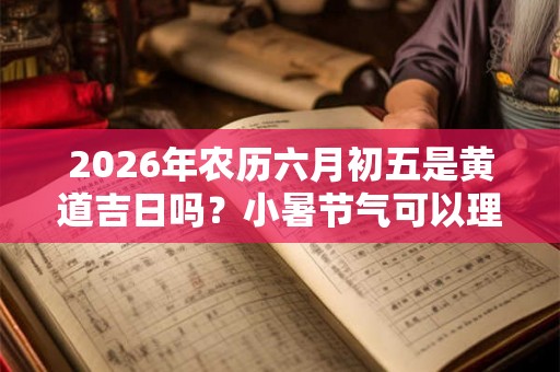 2026年农历六月初五是黄道吉日吗？小暑节气可以理发吗？