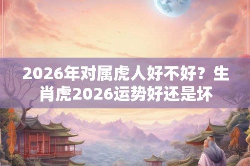 2026年对属虎人好不好？生肖虎2026运势好还是坏