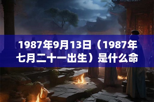1987年9月13日（1987年七月二十一出生）是什么命_命运如何