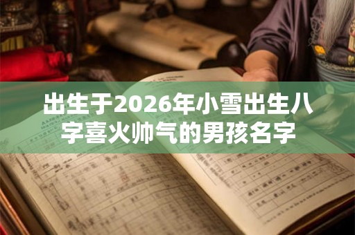 出生于2026年小雪出生八字喜火帅气的男孩名字