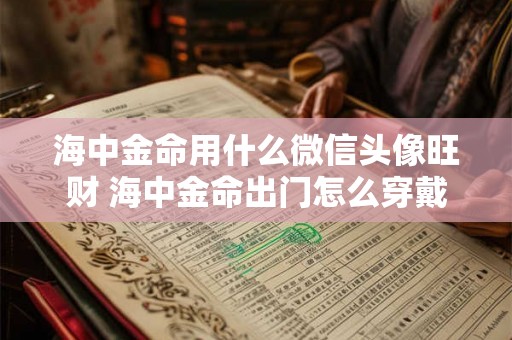 海中金命用什么微信头像旺财 海中金命出门怎么穿戴