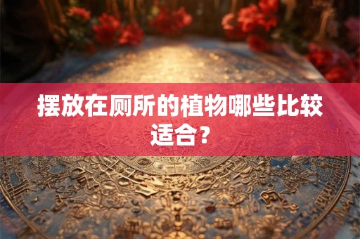 摆放在厕所的植物哪些比较适合？