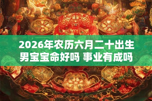 2026年农历六月二十出生男宝宝命好吗 事业有成吗