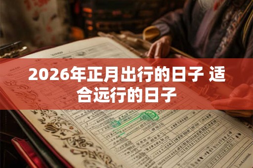 2026年正月出行的日子 适合远行的日子