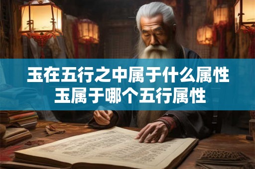 玉在五行之中属于什么属性 玉属于哪个五行属性
