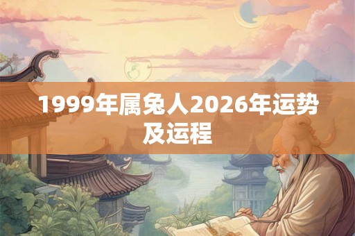1999年属兔人2026年运势及运程