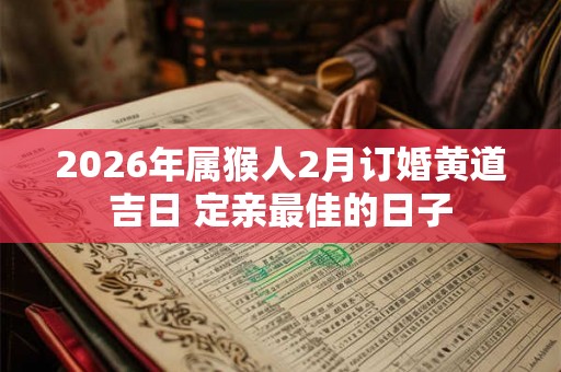 2026年属猴人2月订婚黄道吉日 定亲最佳的日子
