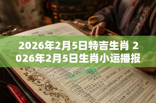 2026年2月5日特吉生肖 2026年2月5日生肖小运播报