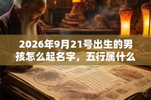 2026年9月21号出生的男孩怎么起名字,五行属什么 2026年9月21号出生的男孩怎么起名字,五行属什么