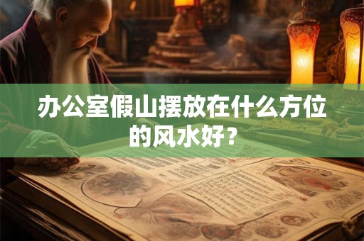 办公室假山摆放在什么方位的风水好？