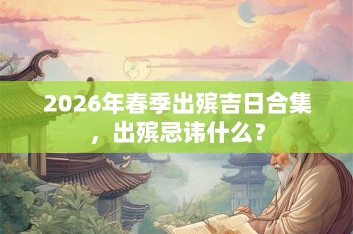 2026年春季出殡吉日合集，出殡忌讳什么？